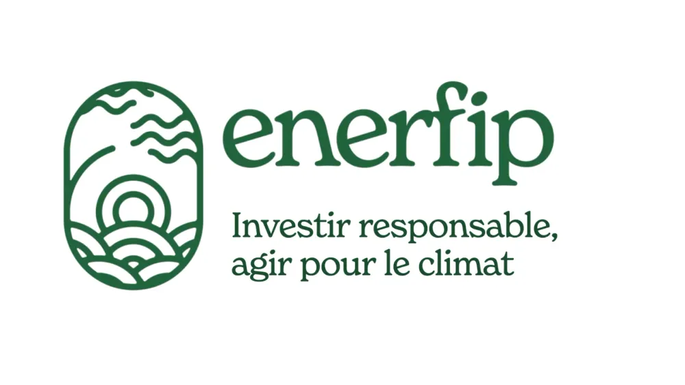 Logo d'Enerfip, une entreprise qui propose des solutions d'investissement responsable pour le climat.