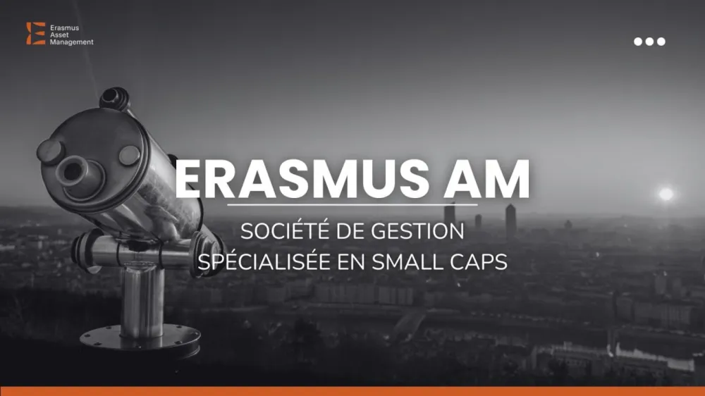 Image de présentation d'Erasmus AM, société de gestion spécialisée en Small Caps, avec une vue panoramique en arrière-plan.
