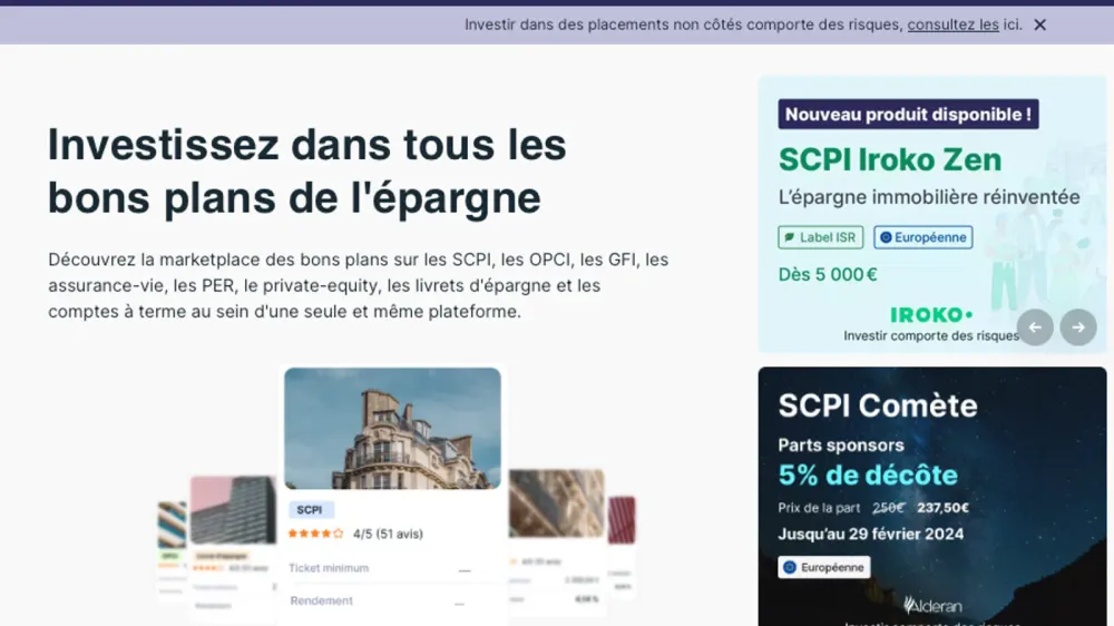 Investissez dans tous les bons plans de l'épargne avec Epargnoo