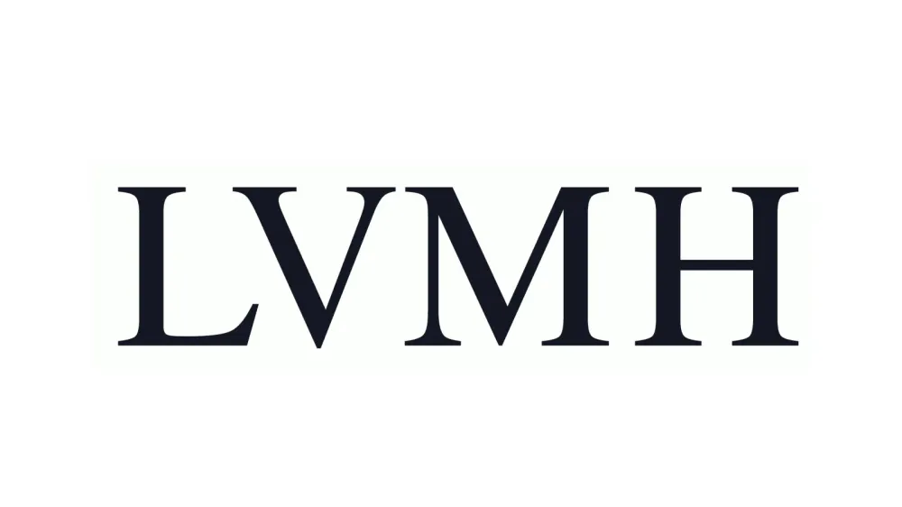 Logo de LVMH, affichant les lettres L, V, M et H en majuscules dans une police de caractères classique et élégante.
