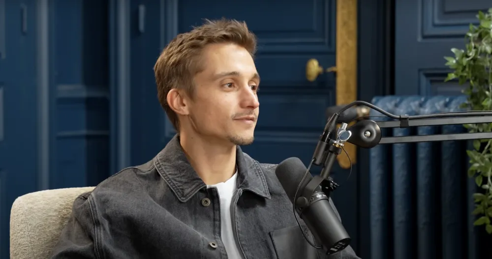 Mounir Laggoune, fondateur de Finary, lors d'une interview.