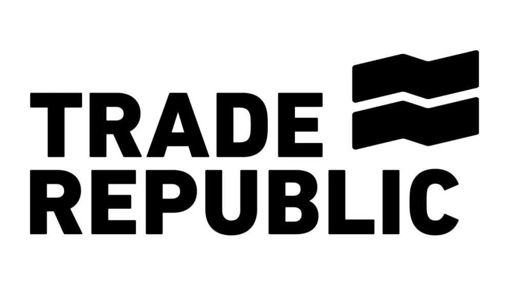 Logo de Trade Republic, une plateforme d'investissement en ligne.