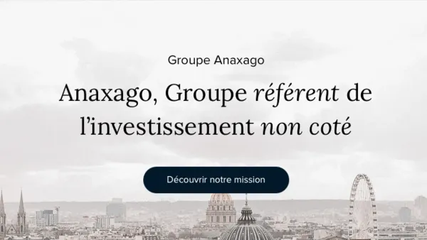 Logo d'Anaxago, groupe référent de l'investissement non coté