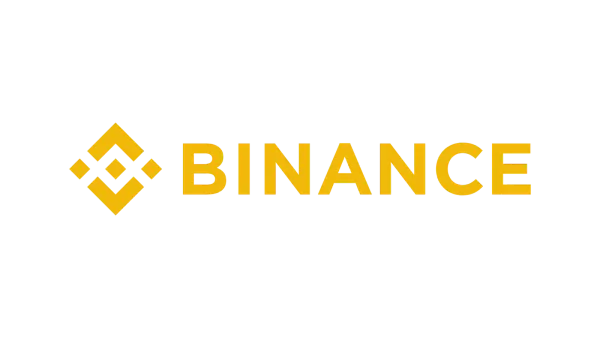 Logo de Binance, une plateforme d'échange de cryptomonnaies populaire.