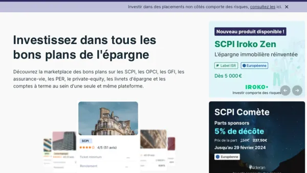 Investissez dans tous les bons plans de l'épargne avec Epargnoo