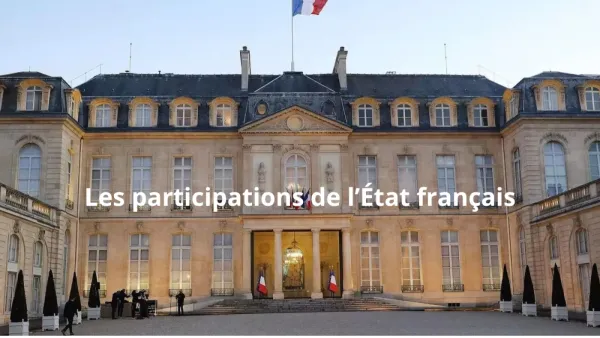 Le palais de l'Élysée, résidence officielle du président français, avec le drapeau tricolore flottant au sommet.